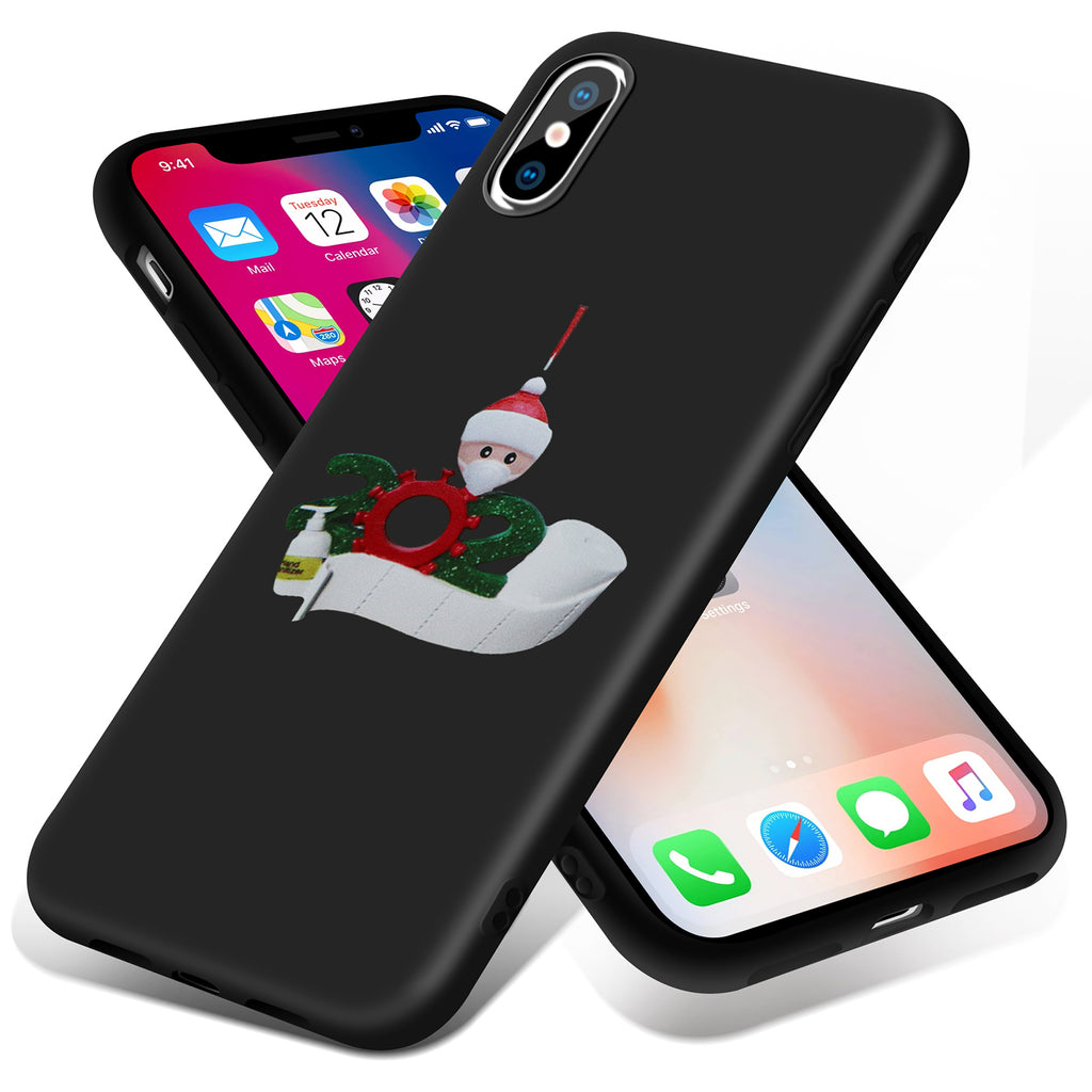 iPhone X Xs Case Liquid Silicone Gel Rubber Full Body Protection Shockproof