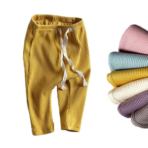 Baby Boys Girls Solid Leggings