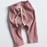 Baby Boys Girls Solid Leggings