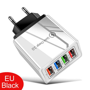 EU/US Plug Portable Wall USB  Mobile Fast Charger