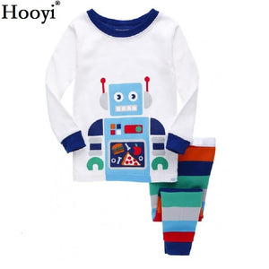 Robot Children Pajamas Suit