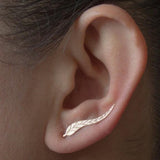 Crystal Flower Drop Earrings