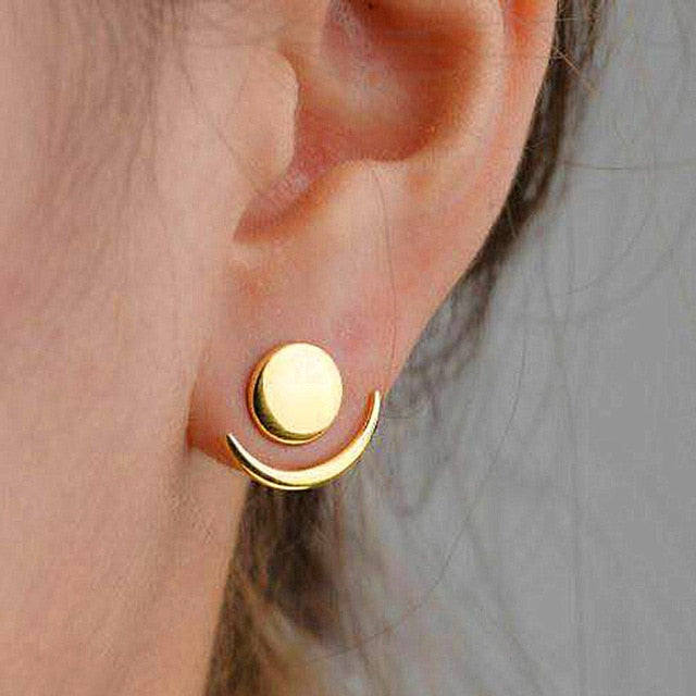 Crystal Flower Drop Earrings