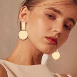 Crystal Flower Drop Earrings