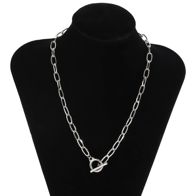 Baroque Pearl Coin Pendant Choker Necklace
