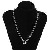 Baroque Pearl Coin Pendant Choker Necklace
