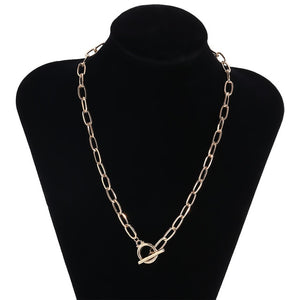 Baroque Pearl Coin Pendant Choker Necklace