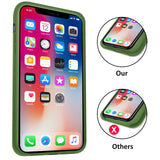 iPhone X Xs Case Liquid Silicone Gel Rubber Full Body Protection Shockproof