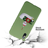 iPhone X Xs Case Liquid Silicone Gel Rubber Full Body Protection Shockproof