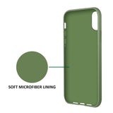 iPhone X Xs Case Liquid Silicone Gel Rubber Full Body Protection Shockproof