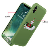 iPhone X Xs Case Liquid Silicone Gel Rubber Full Body Protection Shockproof