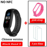 Xiaomi Mi Band 5 Smart Bracelet 4 Color AMOLED Screen Miband 5 Smartband Fitness Traker Bluetooth Sport Waterproof Smart Band