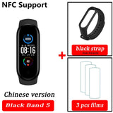 Xiaomi Mi Band 5 Smart Bracelet 4 Color AMOLED Screen Miband 5 Smartband Fitness Traker Bluetooth Sport Waterproof Smart Band