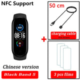 Xiaomi Mi Band 5 Smart Bracelet 4 Color AMOLED Screen Miband 5 Smartband Fitness Traker Bluetooth Sport Waterproof Smart Band